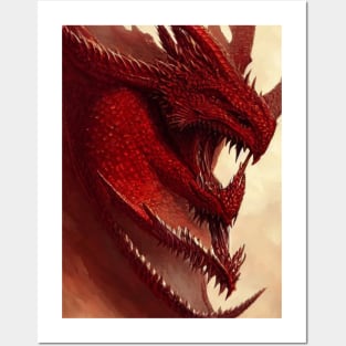 Leviathan Red Dragon Posters and Art